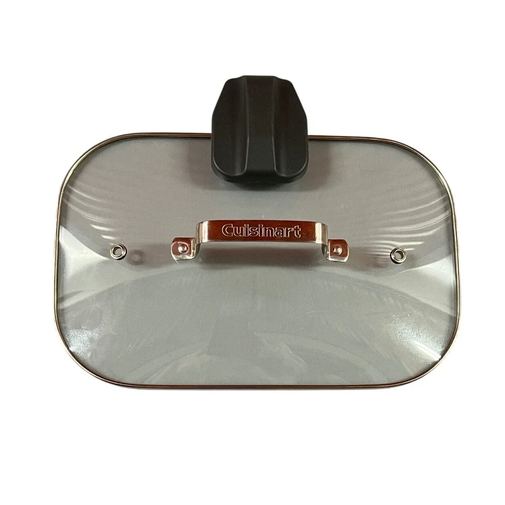 Cuisinart STM-1000 Replacement Glass Lid for Digital Steamer Clear Stainless Rim